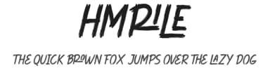 Hmrile by Maulana Creative — Script Handwritten Font — thumbnail 1