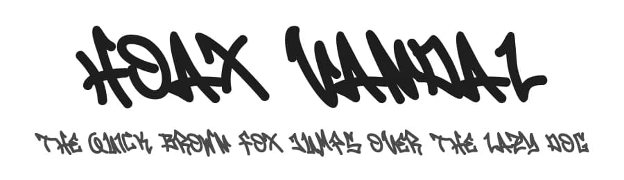 Hoax Vandal by Cikareotype Studio — Script Handwritten Font