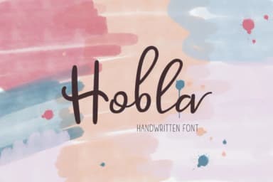 Hobla Font by Alejandra — Script Handwritten Font — thumbnail 1