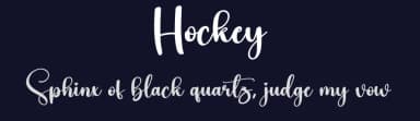 Hockey by Scratchones — Script Handwritten Font — thumbnail 2