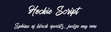 Hockie Script by Tebaltipis Studio — Script Handwritten Font — thumbnail 2