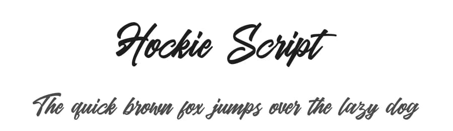 Hockie Script by Tebaltipis Studio — Script Handwritten Font
