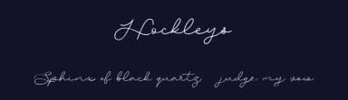 Hockleys by Maulana Creative — Script Handwritten Font — thumbnail 2