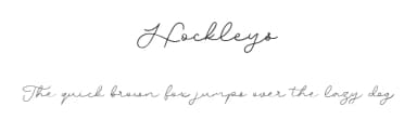 Hockleys by Maulana Creative — Script Handwritten Font — thumbnail 1