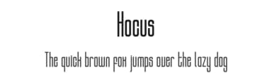 Hocus by highandrising — Sans Serif Font — thumbnail 1