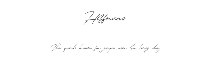 Hoffmans by Maulana Creative — Script Handwritten Font