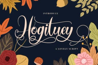 Hogituey Font by Vunira — Script Handwritten Font — thumbnail 1
