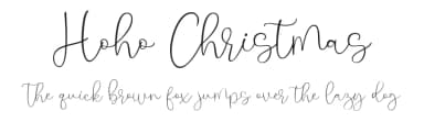 Hoho Christmas by Brithos Type — Script Handwritten Font — thumbnail 1