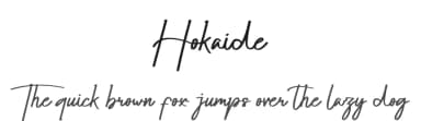 Hokaide by Jadatype — Script Handwritten Font — thumbnail 1
