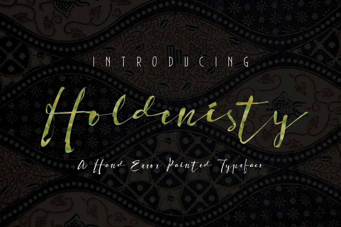 Holdenisty Font by beeart009 — Script Handwritten Font — preview 1