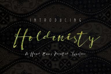 Holdenisty Font by beeart009 — Script Handwritten Font — thumbnail 1