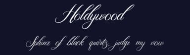 Holdywood by Qwrtype Foundry — Script Handwritten Font — thumbnail 2