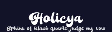 Holicya by DumadiStyle — Script Handwritten Font — thumbnail 2