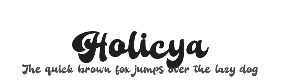 Holicya by DumadiStyle — Script Handwritten Font