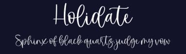 Holidate by Ramli Setiadi — Script Handwritten Font — thumbnail 2