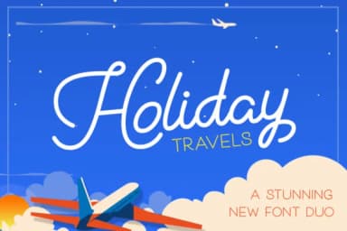 Holiday Duo Font by Salt and Pepper Fonts — Script Handwritten Font — thumbnail 1