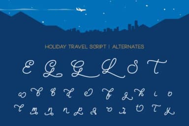 Holiday Duo Font by Salt and Pepper Fonts — Script Handwritten Font — thumbnail 8