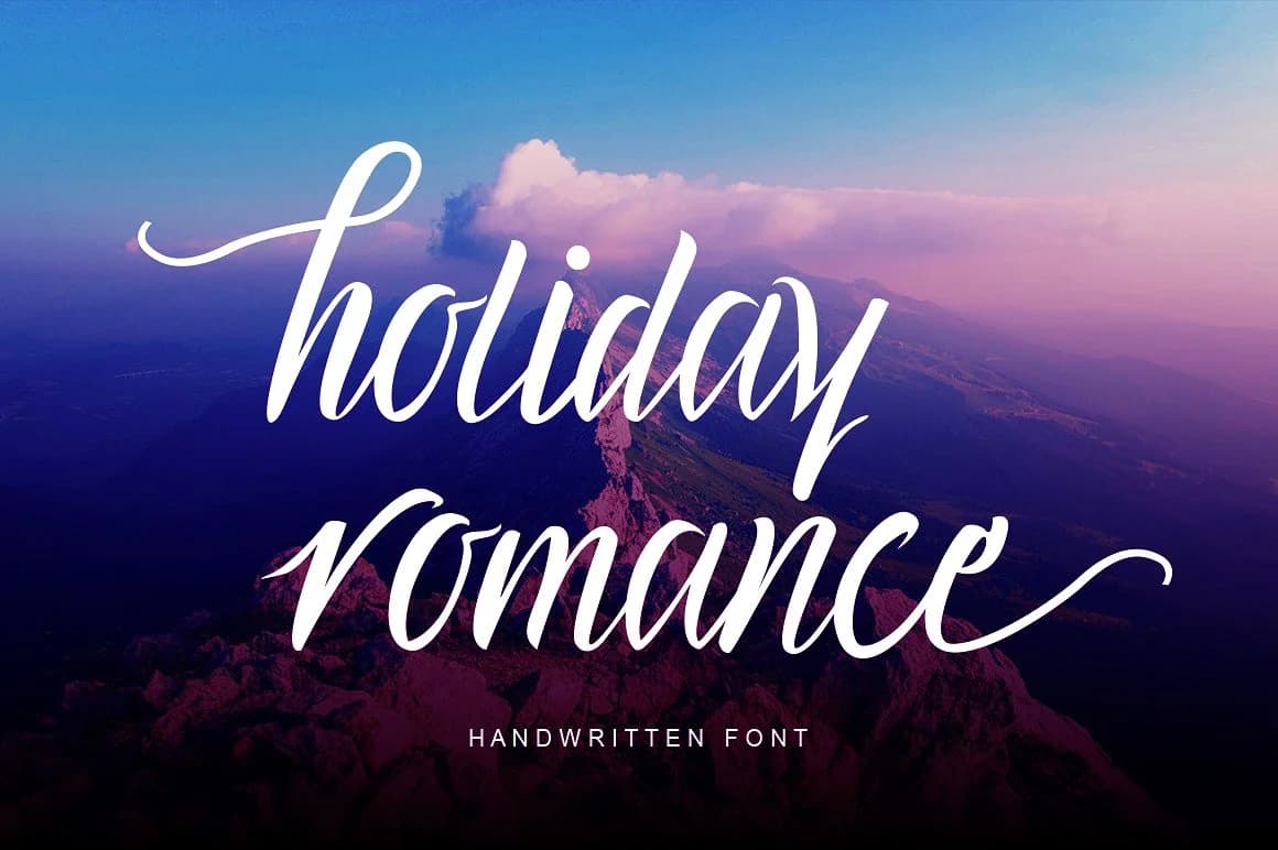 Holiday Romance Font by Mindtype Co. — Script Handwritten Font — preview 1