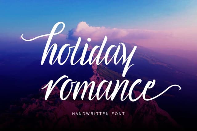 Holiday Romance Font by Mindtype Co. — Script Handwritten Font