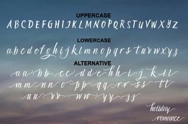 Holiday Romance Font by Mindtype Co. — Script Handwritten Font — thumbnail 5