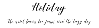 Holiday by Scratchones — Script Handwritten Font — thumbnail 1