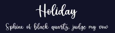 Holiday by Scratchones — Script Handwritten Font — thumbnail 2