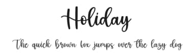Holiday by Scratchones — Script Handwritten Font — thumbnail 1