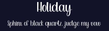 Holiday by PiPi Creative STUDIO — Script Handwritten Font — thumbnail 2