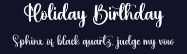 Holiday Birthday by Scratchones — Script Handwritten Font — thumbnail 2