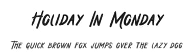 Holiday In Monday by Dikas Studio — Script Handwritten Font — thumbnail 1