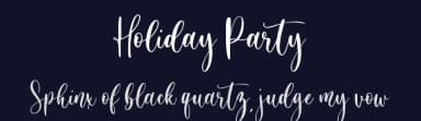 Holiday Party by Sronstudio — Script Handwritten Font — thumbnail 2