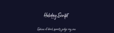 Holiday Script by Gilar Studio — Script Handwritten Font — thumbnail 2