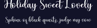 Holiday Sweet Lovely by Ahweproject — Script Handwritten Font — thumbnail 2