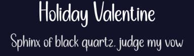Holiday Valentine by Andi Moz — Script Handwritten Font — thumbnail 2