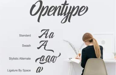 Holidays Typeface Font by Din Ali — Script Handwritten Font — thumbnail 4