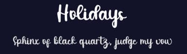 Holidays by FreshtypeINK — Script Handwritten Font — thumbnail 2