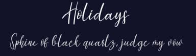 Holidays by Scratchones — Script Handwritten Font — thumbnail 2