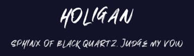 Holigan by Vultype — Script Handwritten Font — thumbnail 2