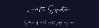 Holistic Signature by Green Adventure Studio — Script Handwritten Font — thumbnail 2