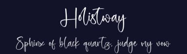 Holistway by Letterena Studios — Script Handwritten Font — thumbnail 2
