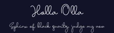 Holla Olla by Creative Killer — Script Handwritten Font — thumbnail 2