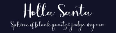 Holla Santa by Sarif Letter — Script Handwritten Font — thumbnail 2