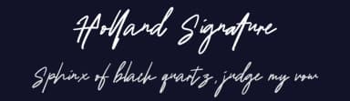 Holland Signature by Pustudio — Script Handwritten Font — thumbnail 2