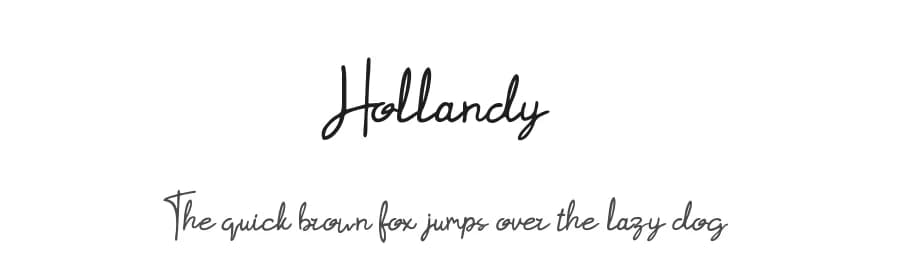 Hollandy by Multype Studio — Script Handwritten Font — preview 1