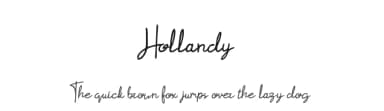 Hollandy by Multype Studio — Script Handwritten Font — thumbnail 1