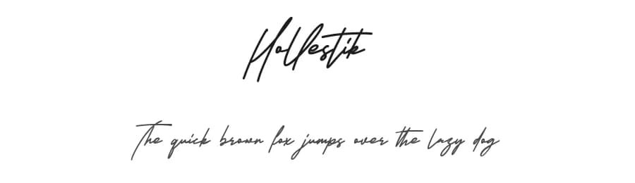 Hollestik by Maulana Creative — Script Handwritten Font
