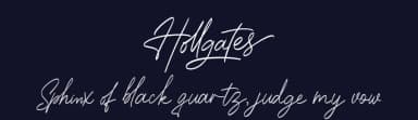 Hollgates by Mozatype — Script Handwritten Font — thumbnail 2