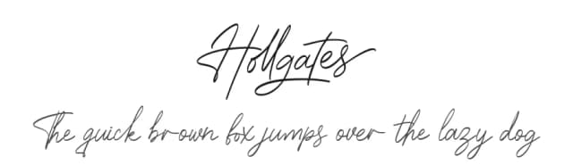 Hollgates by Mozatype — Script Handwritten Font