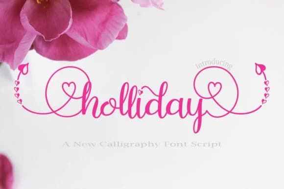 Holliday Font by faisal_Alfaraby — Script Handwritten Font