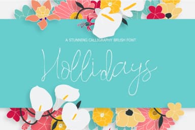 Hollidays Font by Ajir — Script Handwritten Font — thumbnail 1